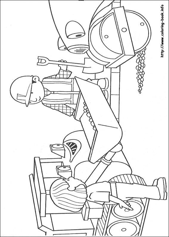 Bob the Builder coloring picture